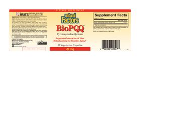 Natural Factors BioPQQ 20 mg - supplement