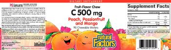 Natural Factors C 500 mg Fruit-Flavor Chew - supplement