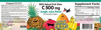 Natural Factors C 500 mg Jungle Juice Flavor - supplement