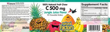 Natural Factors C 500 mg Jungle Juice Flavor - supplement