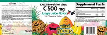 Natural Factors C 500 mg Jungle Juice Flavor - supplement