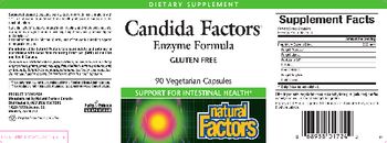 Natural Factors Candida Factors Enzyme Formula - supplement