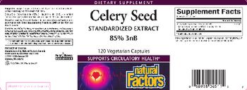 Natural Factors Celery Seed - supplement