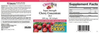 Natural Factors CherryRich Super Strength Cherry Concentrate 500 mg - supplement