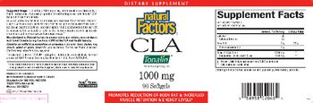 Natural Factors CLA 1000 mg - supplement