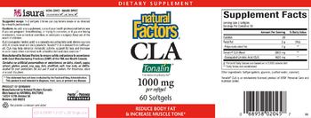 Natural Factors CLA - supplement