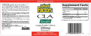 Natural Factors CLA Conjugated Linoleic Acid Blend 1000 mg - supplement