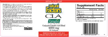 Natural Factors CLA Conjugated Linoleic Acid Blend 1000 mg - supplement
