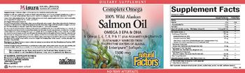 Natural Factors Complete Omega 100% Wild Alaskan Salmon Oil 1300 mg - supplement