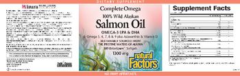 Natural Factors Complete Omega 100% Wild Alaskan Salmon Oil - supplement