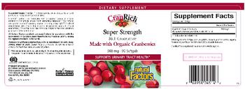 Natural Factors CranRich Super Strength - supplement