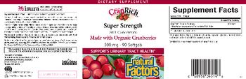 Natural Factors CranRich Super Strength - supplement