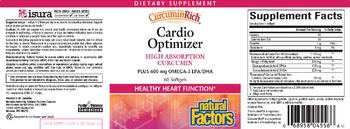 Natural Factors CurcuminRich Cardio Optimizer Plus 600 mg Omega-3 EPA/DHA - supplement