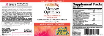 Natural Factors CurcuminRich Memory Optimizer - supplement