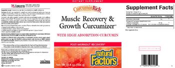 Natural Factors CurcuminRich Muscle Recovery & Growth Curcumizer - supplement