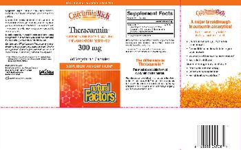 Natural Factors CurcuminRich Theracurmin 300 mg - supplement