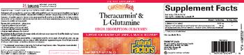 Natural Factors CurcuminRich Theracurmin & L-Glutamine - supplement