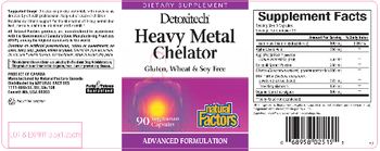 Natural Factors Detoxitech Heavy Metal Chelator - supplement
