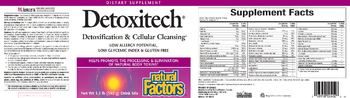 Natural Factors Detoxitech - supplement