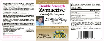 Natural Factors Double Strength Zymactive Proteolytic Enzymes - 