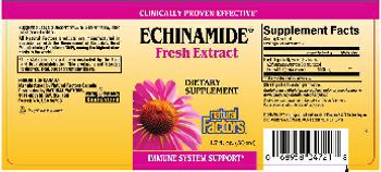 Natural Factors Echinamide Fresh Extract - this statement has not been evaluated by the food and drug administration this product is not intend