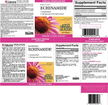 Natural Factors Echinamide - supplement