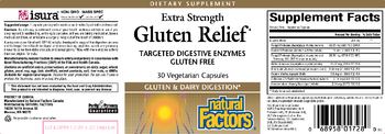 Natural Factors Extra Strength Gluten Relief - supplement