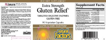 Natural Factors Extra Strength Gluten Relief - supplement