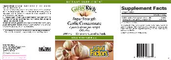 Natural Factors GarlicRich Super Strength Garlic Concentrate 500 mg - supplement
