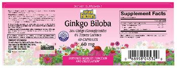 Natural Factors HerbalFactors Ginkgo Biloba - supplement