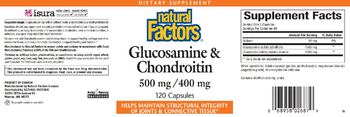 Natural Factors Glucosamine & Chondroitin 500 mg/ 400 mg - supplement