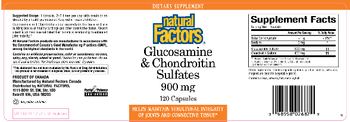 Natural Factors Glucosamine & Chondroitin Sulfates 900 mg - supplement