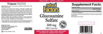 Natural Factors Glucosamine Sulfate 500 mg - supplement