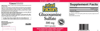 Natural Factors Glucosamine Sulfate 500 mg - supplement