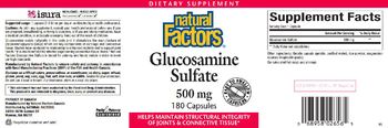 Natural Factors Glucosamine Sulfate 500 mg - supplement