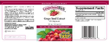Natural Factors GrapeSeedRich Grape Seed Extract - supplement