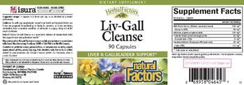 Natural Factors HerbalFactors Liv-Gall Cleanse - supplement