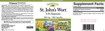 Natural Factors HerbalFactors St. John's Wort 300 mg - supplement