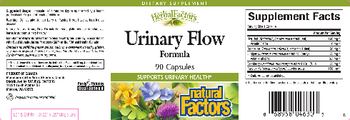 Natural Factors HerbalFactors Urinary Flow Formula - supplement