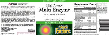 Natural Factors High Potency Multi Enzyme Vegetarian Formula - supplement