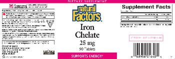Natural Factors Iron Chelate 25 mg - supplement