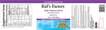Natural Factors Kid's Factors Daily Nutrient Boost With Whey Protein - supplement
