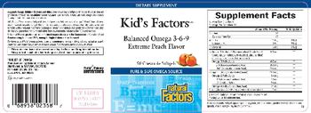 Natural Factors Kid's Factors Extreme Peach Flavor - supplement