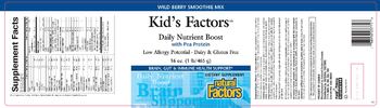 Natural Factors Kid's Factors Wild Berry Smoothie Mix - supplement