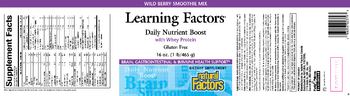 Natural Factors Learning Factors Daily Nutrient Boost With Whey Protein - supplement