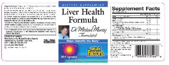 Natural Factors Liver Health Formula - supplement