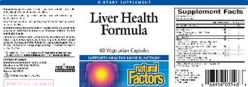 Natural Factors Liver Health Formula - supplement