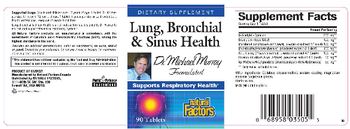 Natural Factors Lung, Bronchial & Sinus Health - supplement