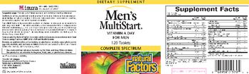 Natural Factors Men's MultiStart - supplement