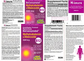 Natural Factors Methylcobalamin & Dibencozide 3000 mcg - supplement